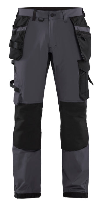 CRAFTSMAN TROUSERS 4-WAY STRETCH MID GREY/BLACK