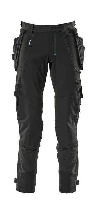 Mascot Trousers with holster pockets, Black