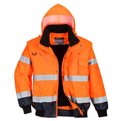 C465 - Hi-Vis Contrast Bomber Jacket