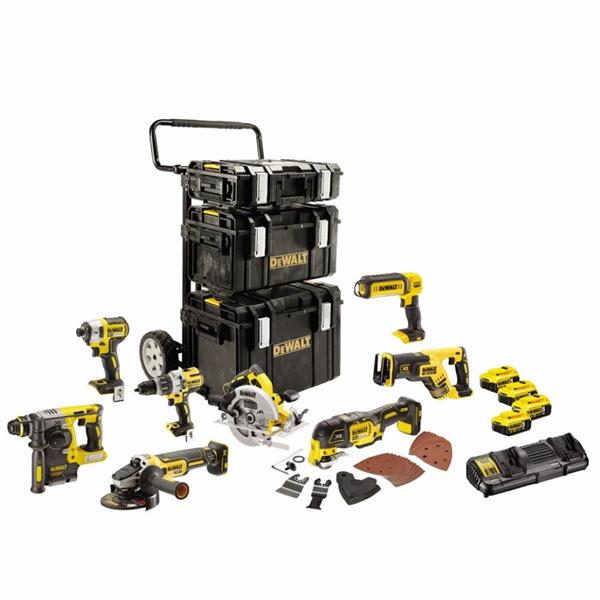 DCK853P4 18 Volt 8 Tools Brushless Combo Kit