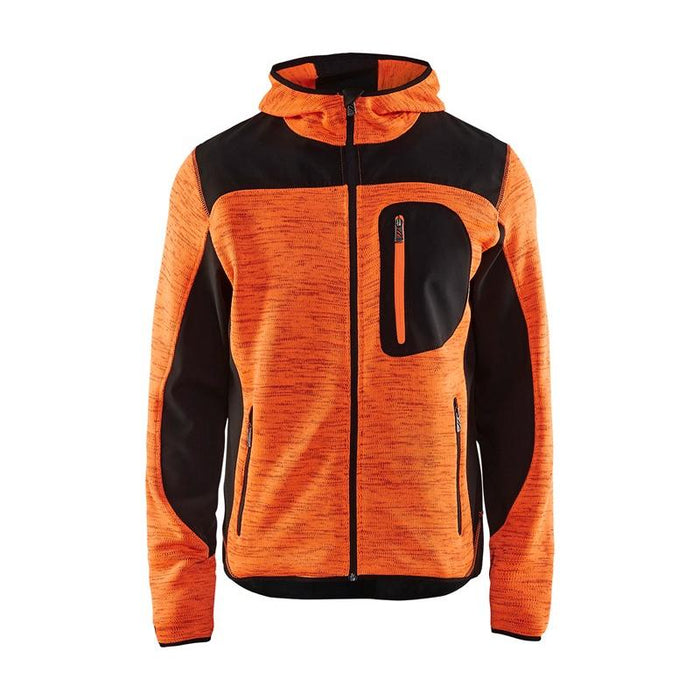 ORANGE/BLACK BLAKLADER KNITTED JACKET