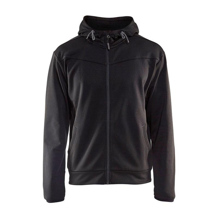 BLAKLADER HOODIE FULL ZIP DARK NAVY/BLACK