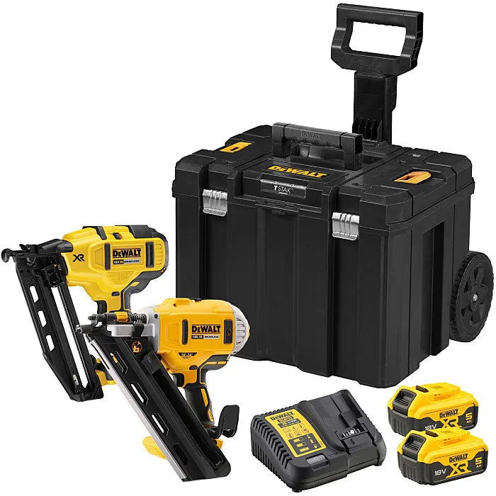 Dewalt DCK264P2T 18V 1st & 2nd Fix Cordless Twin Nailer Kit - DCN692 + DCN660 - 2 x 5.0Ah Batteries