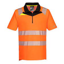 DX412 - DX4 Hi-Vis Zip Polo Shirt S/S