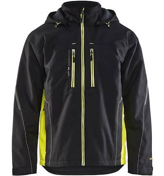 BLAKLADER4890 Lightweight Lined Functional Jacket - Hi Vis Yellow/Black