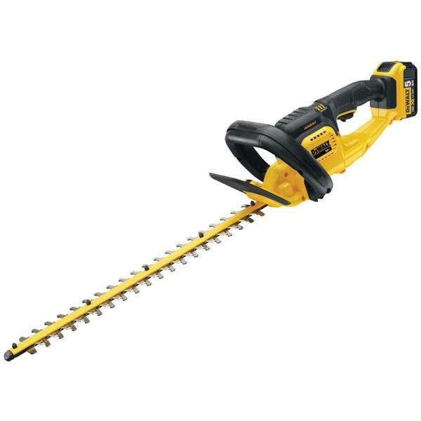 DCM563P1 18 Volt 55cm Cordless Hedge Trimmer, 1 x 5.0Ah Batteries