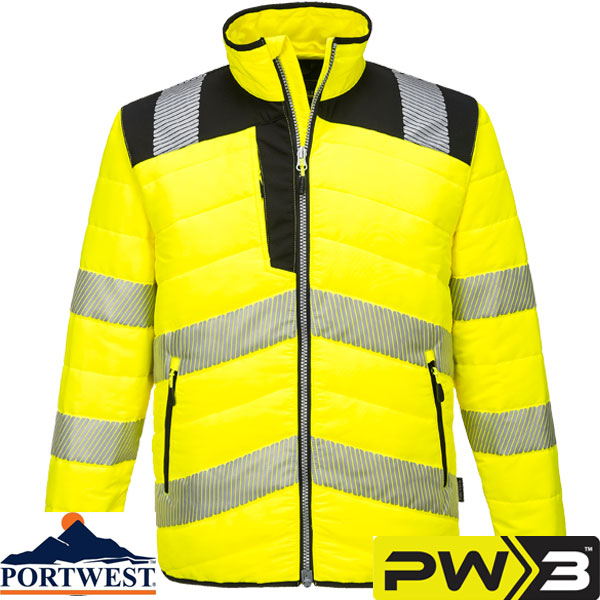 PW371 - PW3 Hi-Vis Baffle Jacket