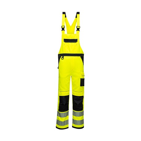 PW344 - PW3 Hi-Vis Bib & Brace Yellow/Black