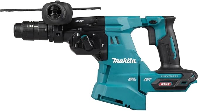 HR012GZ03 40V Max Li-ion XGT Brushless 28mm SDS-Plus Rotary Hammer with Dust Extraction System Supplied in a Makpac Case