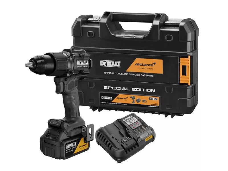 DCD86MP1T McLaren F1 Combi Drill 18V 1 x 5.0Ah Li-ion