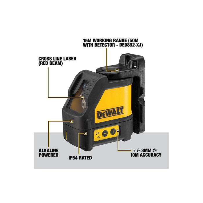 DW088K Self Levelling Cross Line Laser Level
