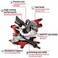 Cordless Sliding Mitre Saw TE-SM 36/10 L Li-Solo 4300885