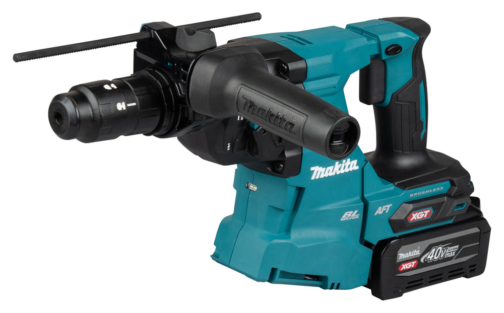 HR012GZ03 40V Max Li-ion XGT Brushless 28mm SDS-Plus Rotary Hammer with Dust Extraction System Supplied in a Makpac Case