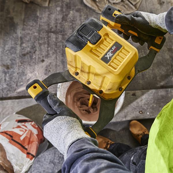 DEWALTDCD240X2 54 Volt XR Flexvolt Brushless Paddle Mixer, 2 x 9.0Ah Batteries