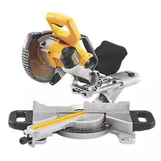 DEWALT DCS365N-XJ 184MM 18V LI-ION XR CORDLESS SINGLE-BEVEL SLIDING COMPOUND MITRE SAW - BARE