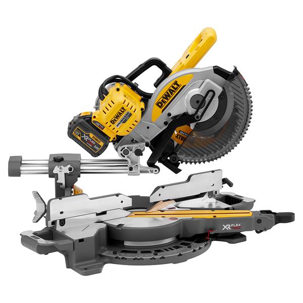 DEWALTDCS727T2 54 Volt XR Flexvolt Cordless Mitre Saw, 2 x 6.0Ah Batteries