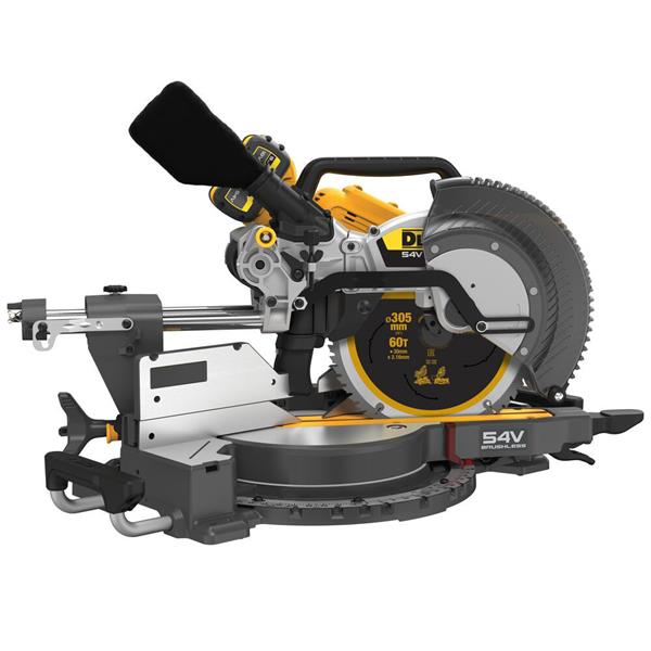 DEWALTDCS781X2 54V XR Flexvolt 305mm Slide Mitre Saw 2 x 9.0Ah
