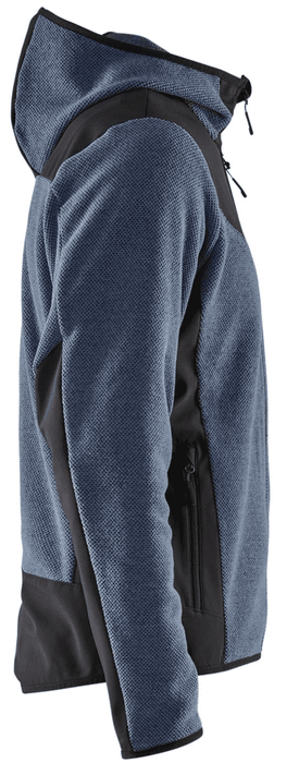 Blaklader 5940 Knitted Jacket with Softshell (Numb Blue / Dark Navy)